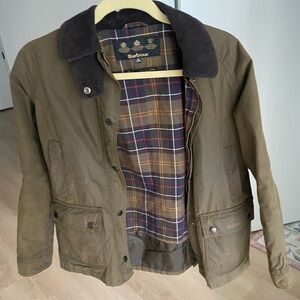 Olive Barbour Jacket women